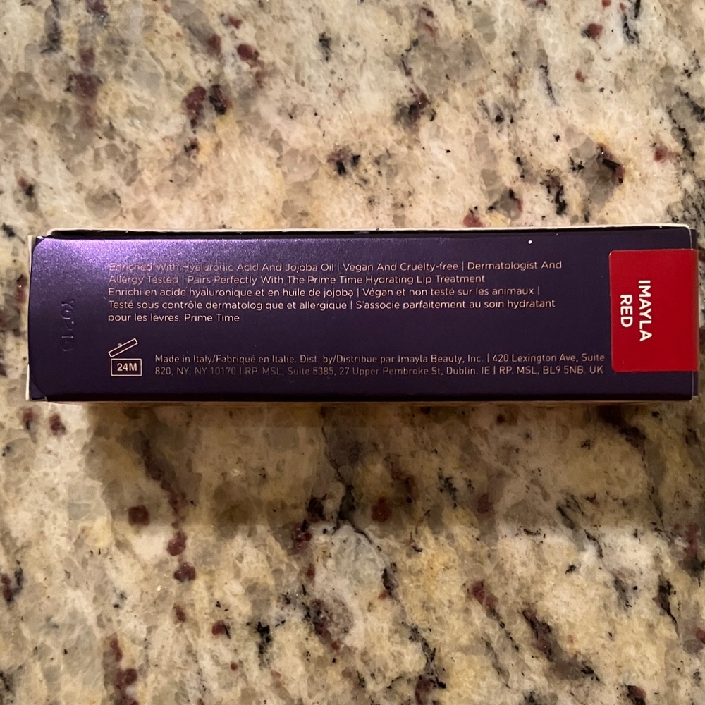 Imayla Red Lipstick New in Box Vegan & Cruelty Free - Picture 7 of 10